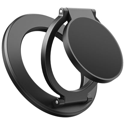 SUPERONE Dual-Sided Magnetic Ring Holder for Gym MagSafe Stand & Phone Grip - color: Black