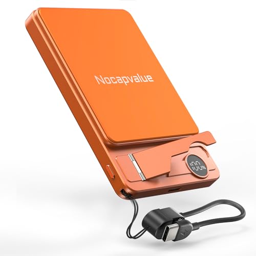 for MagSafe Power Bank 10000mAh, Fast, Magnetic Portable Charger - color: Orange