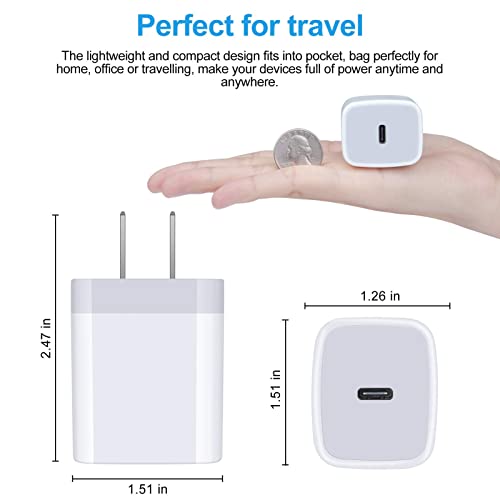 USB C Box Fast Wall Charger for Samsung Galaxy A37/A57/S25/S24 FE/A16/A17 - color: White