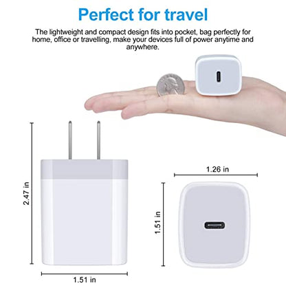 USB C Box Fast Wall Charger for Samsung Galaxy A37/A57/S25/S24 FE/A16/A17 - color: White