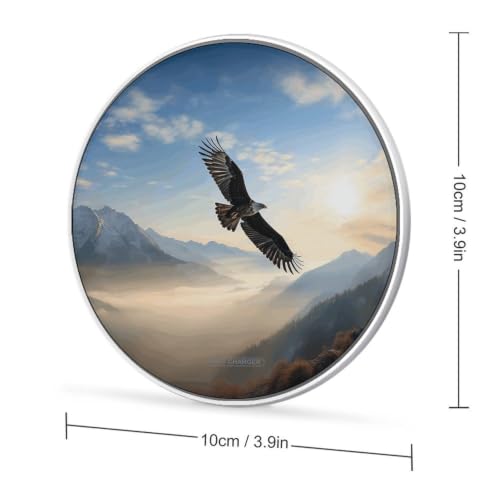 Eagle Mountains Wireless Charger, Fast Charging Pad
