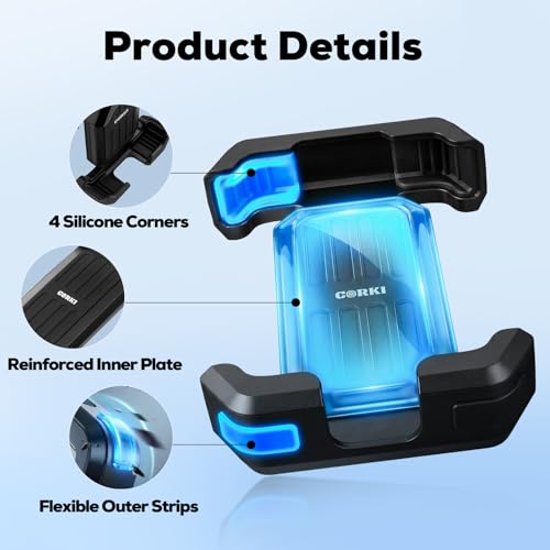 corki Bike Phone Holder, Handlebar Mount for Ebike Scooter Motorcycle