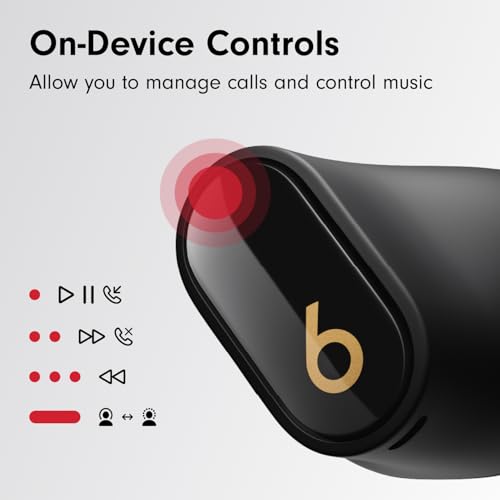 Beats Studio Buds + - Black / Gold with AppleCare+ (2 Years) - color: Black/Gold, style: With AppleCare+