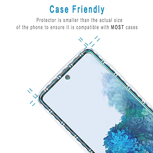 2 Pack Screen Protector for Samsung Galaxy S20 FE/S20 FE 5G - color: Clear