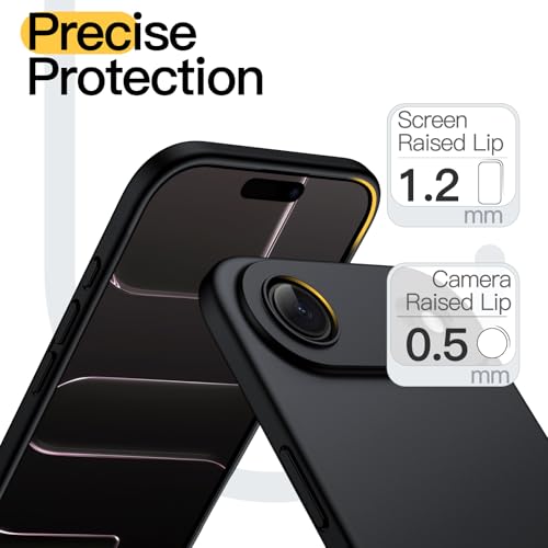 JETech Slim Case for iPhone Air, Black - color: Black
