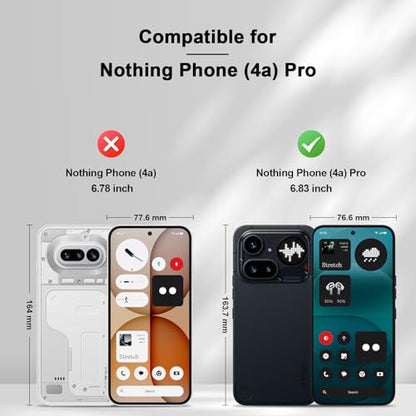 Jasonyu Flip Wallet Case for Nothing Phone 4a Pro 5G,Black | PU Leather Magnetic Folio Cover,with Card Holder,Kickstand,TPU Shockproof,Durable,Protective Phone Case - color: Black, size: Nothing Phone 4a Pro