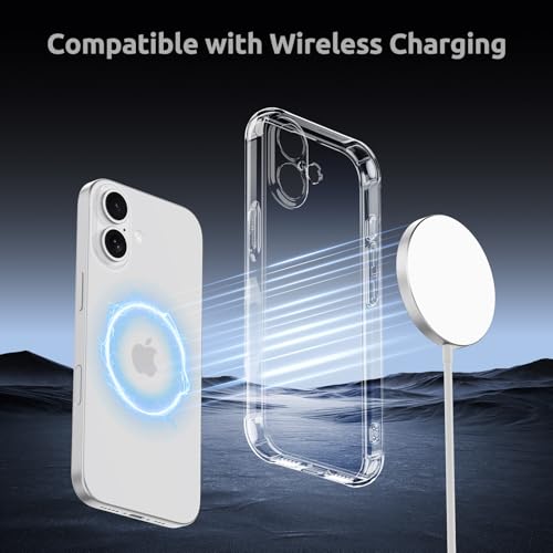 WXR for iPhone 17 Case Crystal Clear, Anti-Yellowing, Soft TPU, 6.3" - size: for iphone 17 case