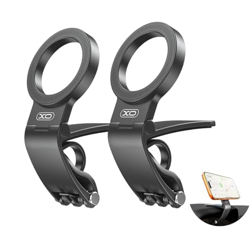 XO Simple is Beauty Magnetic Phone Holder for Car,Strong Non-Slip Car Phone Mount, Hands-Free Navigation for Car,Phone Holder for Car/Desk, Compatible with iPhone/Samsung and All Smartphones (2-Pack) - color: 2-Pack