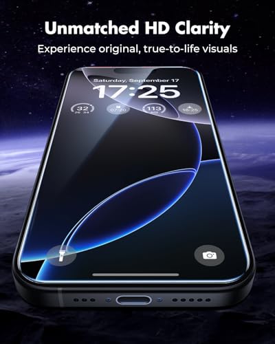 UNBREAKcable iPhone 16 Pro Screen Protector & Camera Lens Protector - size: iPhone 16 Pro