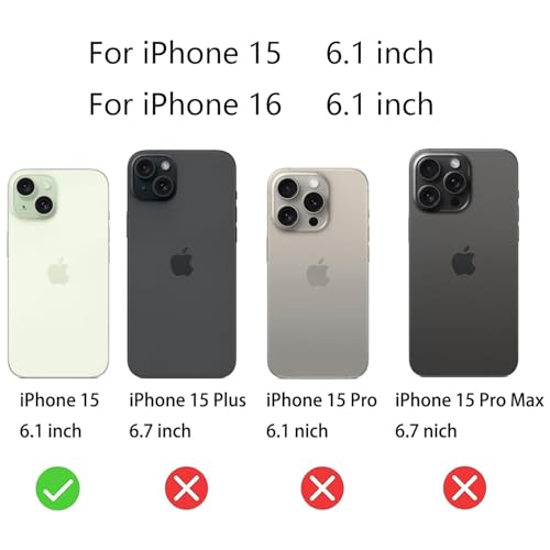 2 Pack Anti-Blue Privacy Tempered Glass for iPhone 15 / iPhone 16 Mirror Anti-Spy Screen Protector Anti-Peeping Film Electroplated Blue 6.1 inch - size: For iPhone 15 / iPhone 16
