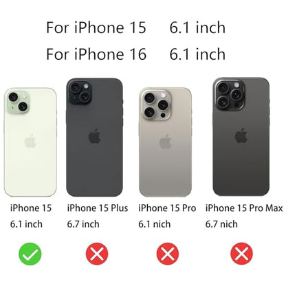 2 Pack Anti-Blue Privacy Tempered Glass for iPhone 15 / iPhone 16 Mirror Anti-Spy Screen Protector Anti-Peeping Film Electroplated Blue 6.1 inch - size: For iPhone 15 / iPhone 16