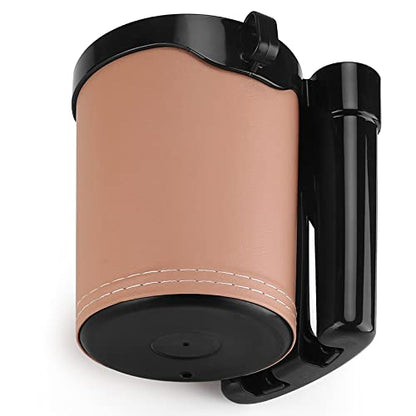 Accmor 3-in-1 Bike Cup Holder with Cell Phone Keys Holder, Bike Water Bottle Holders, Universal Bar Drink Cup Can Holder for Bicycles, Motorcycles, Scooters, Black Beige - color: Black Beige