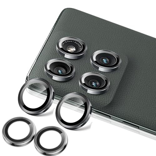 Zeking 2 Set for Motorola Edge 2025 5G Camera Lens Protector - color: Black