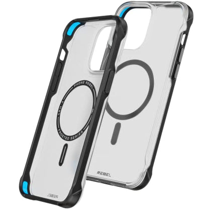 REBEL Clear Case for iPhone 14 Pro Max [Frosted Series Gen-4] Strong MagSafe Compatible, Translucent, Matte Texture, Protective Shockproof Bumpers, Metal Buttons, 6.7 Inch Phone 2023 (Frosted Black) - color: Frosted Black, size: iPhone 14 Pro Max