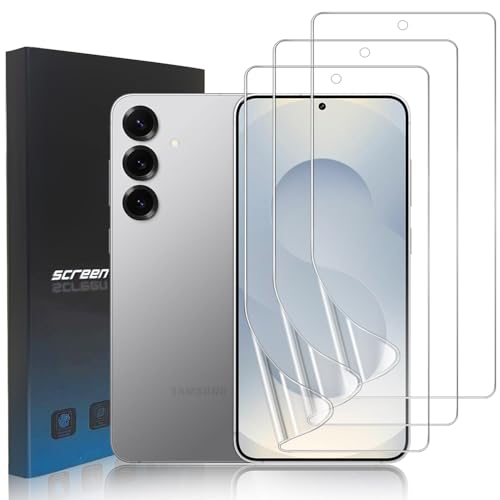 3 Pack Soft TPU Screen Protector for Samsung Galaxy S25+ 5G 6.7 inch - size: Samsung Galaxy S25 Plus