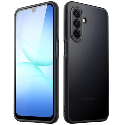 JETech Matte Case for Samsung Galaxy A17, Black | Military-Grade Protection, Frosted Matte Back, Anti-Fingerprint Finish, Shockproof Design - color: Black