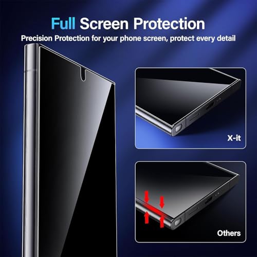 X-it for Samsung Galaxy S24 Ultra Privacy Screen Protector, 2-Pack - size: S24 Ultra-2pcs