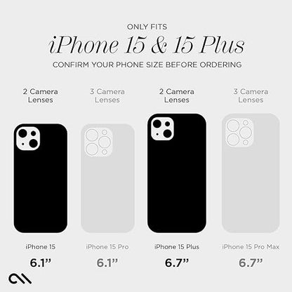 Case-Mate Camera Lens Protector with Twinkle Rings for iPhone 15 / iPhone 15 Plus - Double Tempered Glass - Durable, Anti-Scratch - Ultra HD View w/Night Shooting, Bling, Case Friendly, Easy Install - size: iPhone 15 / iPhone 15 Plus