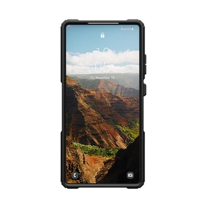 URBAN ARMOR GEAR UAG for Samsung Galaxy S25 Ultra Case 6.9" with Kickstand Plasma XTE - Compatible with Magnetic Charging Transparent Rugged Military Drop Tested Protective Cover, Black/Clear - color: Plasma XTE - Black/Clear