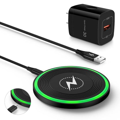 Wireless Charger Fast Charging Pad for Moto Razr/Edge 2026 2025 2024, Moto - color: Pure Black