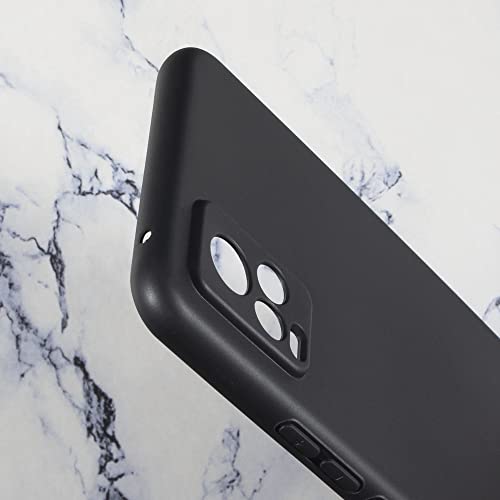 Protective Case for Vivo V20 V2025 - Black | 6.44" Slim Shockproof Bumper Back Cover Anti-Scratch Flexible TPU Shell, Grip-Friendly - color: Black