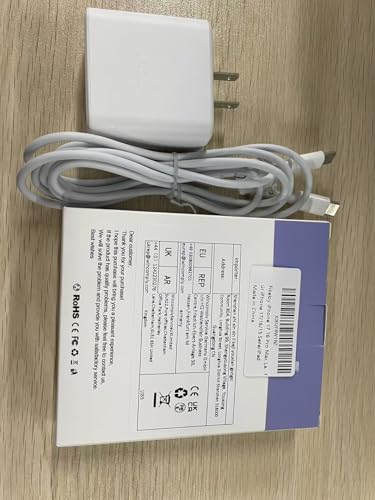 Fast Charger for iPhone 17 Pro Max, Super Fast USB C (6+6+10) FT Cables - color: Grey