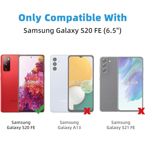 3 Pack Screen Protector Compatible for Samsung Galaxy S20 FE 5G 6.5 Inch, HD Clear Flexible Soft TPU Hydrogel Film for Samsung Galaxy S20 FE - Support Fingerprint Unlock, High Sensitivity - size: Samsung Galaxy S20 FE