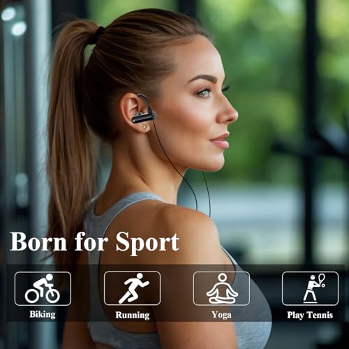 Wired Earbuds 3.5mm 90 Degree Angled Plug EarHook Sport Over Ear Headphones