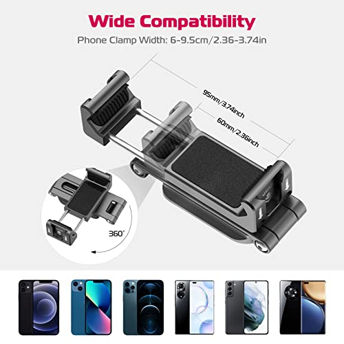 ULANZI Phone Tripod Mount 2 Cold Shoes & Arca Port
