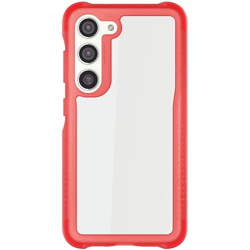Ghostek COVERT Clear Samsung Galaxy S23 Case for Women Girls Premium Protective Phone Cover Screen and Camera Lens Protection Wireless Charging Compatible Designed for 2023 Samsung S23 (6.1 IN) (Pink) - color: Pink, size: Galaxy S23