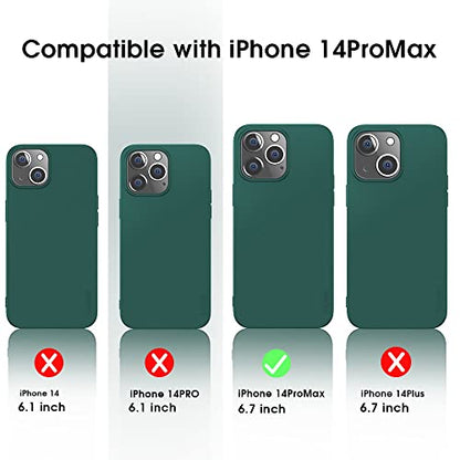 X-level Compatible iPhone 14 Pro max Case Slim Fit Ultra-Thin [Guardian Series] Soft TPU Matte Finish Coating Phone Cases Lightweight Anti-Scratch Back Cover Grip 6.7" (2022)-Green - color: Green, size: iPhone 14 Pro Max