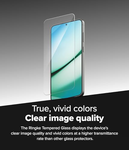 Ringke for Samsung Galaxy S25 Plus / S24 Plus Screen Protector [Easy Slide] | 2 Pack, Easy Installation with Alignment Tool, Case Friendly Premium 9H Hardness Tempered Glass - size: Galaxy S25 Plus / S24 Plus