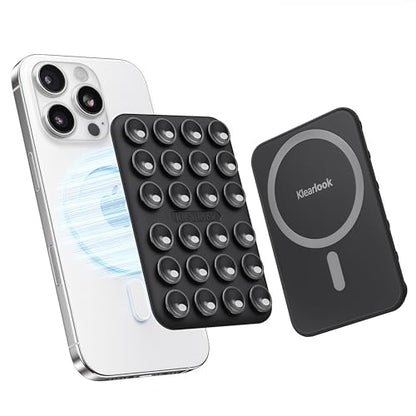 Klearlook Magnetic Suction Phone Mount for MagSafe Case, Black - color: Black