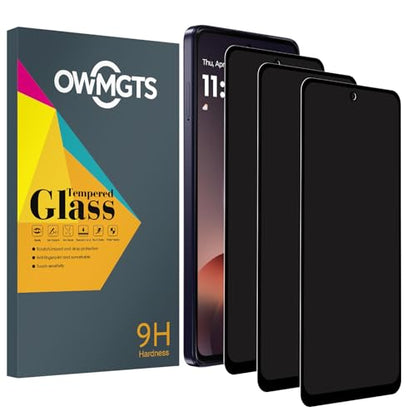 3 Pack Privacy Screen Protector for Motorola Moto G Power 2026 - color: [Privacy]-Moto G Power 2026