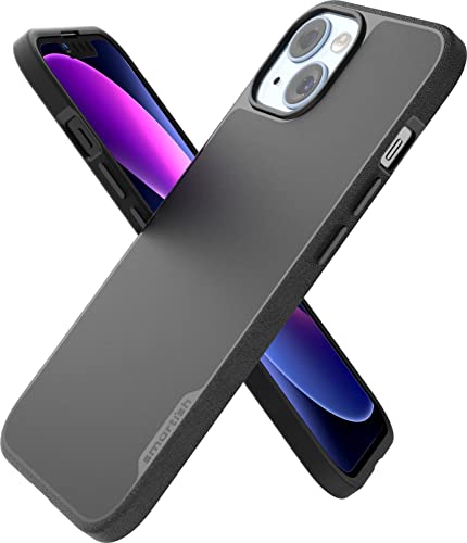 Smartish iPhone 14 MagSafe Case, Gripmunk, Slim Magnetic Grip Case, Black | Thin, Protective, Grippy Texture with Microfiber-Lined Interior, Drop-Tested from 6 Feet, Raised Edges for Screen & Camera - color: Black Tie Affair (MagSafe), size: iPhone 14
