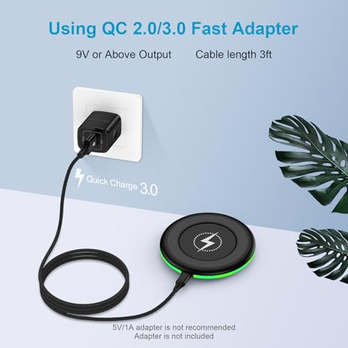 15W Fast Wireless Charger Pad for Google Pixel 10a/10/10 Pro XL/Fold/9a/Pro