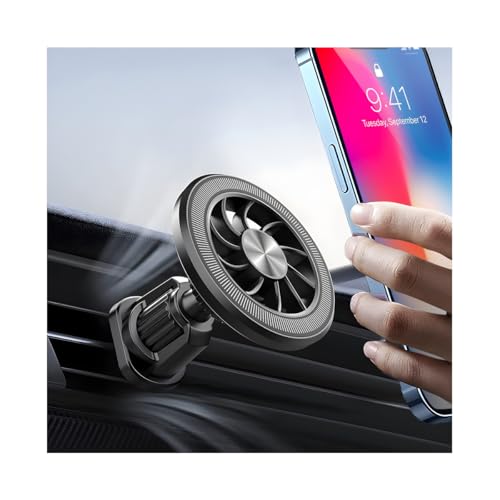 Magnetic Car Phone Holder for Air Vent (White/Black) - color: White/Black