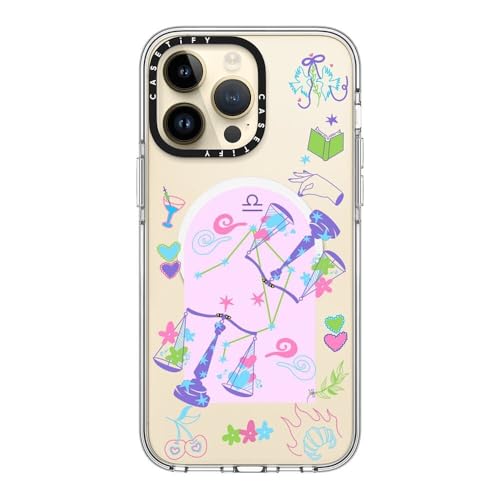 CASETiFY for iPhone 14 Pro Max Case - Impact Clear Compatible with MagSafe | Not Yellowing | 6.6 ft. 3X Military Grade Drop Protection | Libra | Clear - color: Libra (Clear), size: Iphone 14 Pro Max (6.7")