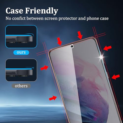 2+2 Pack Privacy Screen Protector for Samsung Galaxy S21 Plus 5G - size: Galaxy S21 Plus 2+2 Pack