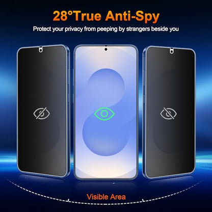 2 Pack for Samsung Galaxy S25 Plus Anti-Glare Matte Privacy Screen Protector, Smooth and Responsive Touch Flexible EPU Film, [Support Fingerprint Unlock] [Self-Healing] [Not Glass] - size: Samsung Galaxy S25 Plus