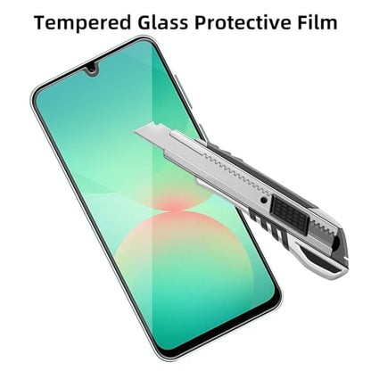 4 Pack Glass Screen Protector Compatible for Samsung Galaxy a26 5G / SM-A266M/DS [9H Hardness]-HD Screen Tempered Glass, Scratch Resistant,Easy Install [Case Friendly] - size: Galaxy A26 5G
