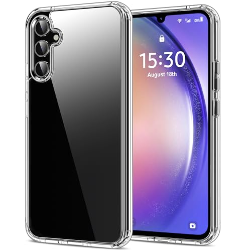 HOOMIL Case for Samsung Galaxy A54, Non-Yellowing, Drop Protection, Anti-Scratch Transparent Hard Back Phone Cover - Crystal Clear - color: Clear, size: A54 5G