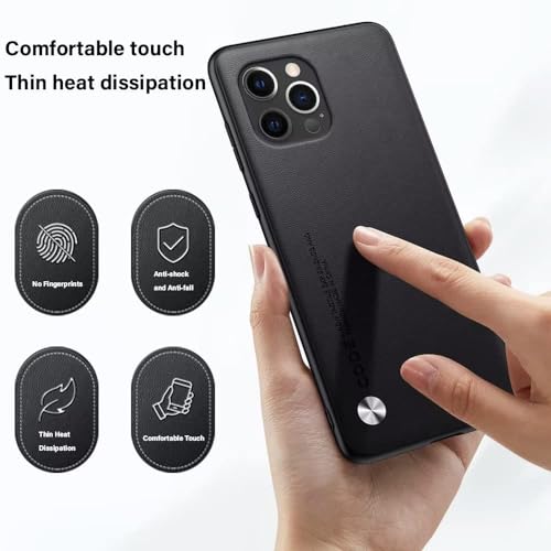 Phone Case Compatible with CMF Phone 1 (6.67"), Protective Cover in PU Leather - Red - color: Red
