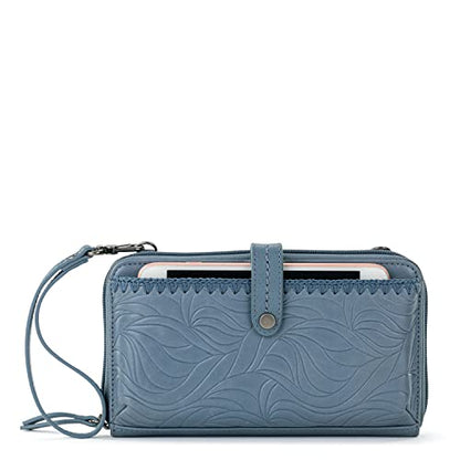 The Sak Iris Smartphone Crossbody Purse - Small Women's Cellphone Bag & Wallet For Everyday- Convertible Wristlet With Zipper | Fits Most Smartphones, Card Slots & Zip Pocket, Detachable Wristlet & Crossbody Straps, Hands-Free for Travel & Errands - color
