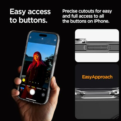 Spigen for iPhone 16 Pro Case, Ultra Hybrid MagFit [Anti-Yellowing] [Compatible with Magsafe] - Carbon Fiber - color: Carbon Fiber, size: iPhone 16 Pro