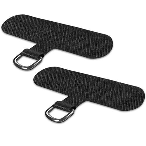 TACOMEGE Cell Phone Tether Tab, Phone Lanyard Patch, Black