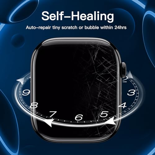 JETech TPU Screen Protector for Apple Watch Series 11/10 42mm, 3-Pack - size: Apple Watch Series 11/10 42mm