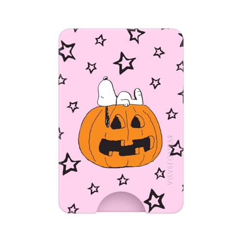 VELVET CAVIAR compatible with MagSafe Wallet - Magnetic Card Holder Wallet for iPhone 12/13/14/15 (Pink Pumpkin Snoopy) - color: Pink Pumpkin Snoopy