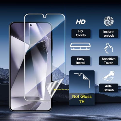 AACL for Samsung Galaxy S25 Plus/S24 Plus Screen Protector Film [Not Glass] - size: S25 Plus/S24 Plus