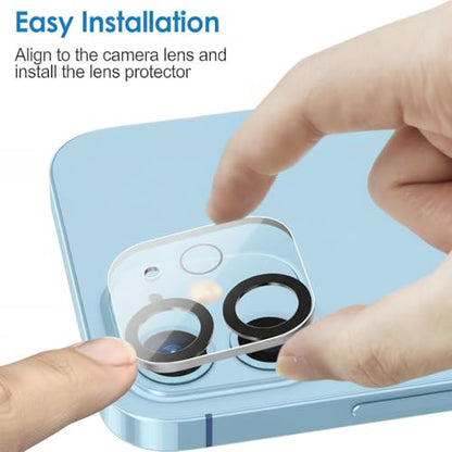 3 Pack Screen Protector for iPhone 11 with 3 Pack Tempered Glass Camera Lens Protector Phone Case Friendly HD Accessories Protector de Pantalla for Apple iPhone 11 6.1 INCH
